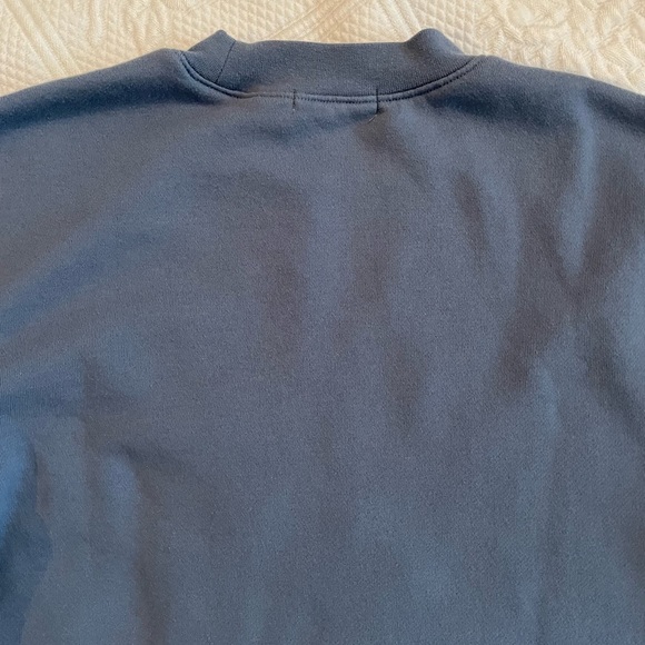 VANS Embroidered Flower Bouquet Crew Neck Sweatshirt Dusty Blue Grandma Vibes XS - Picture 7 of 10